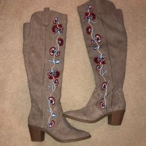 Over the knee boots